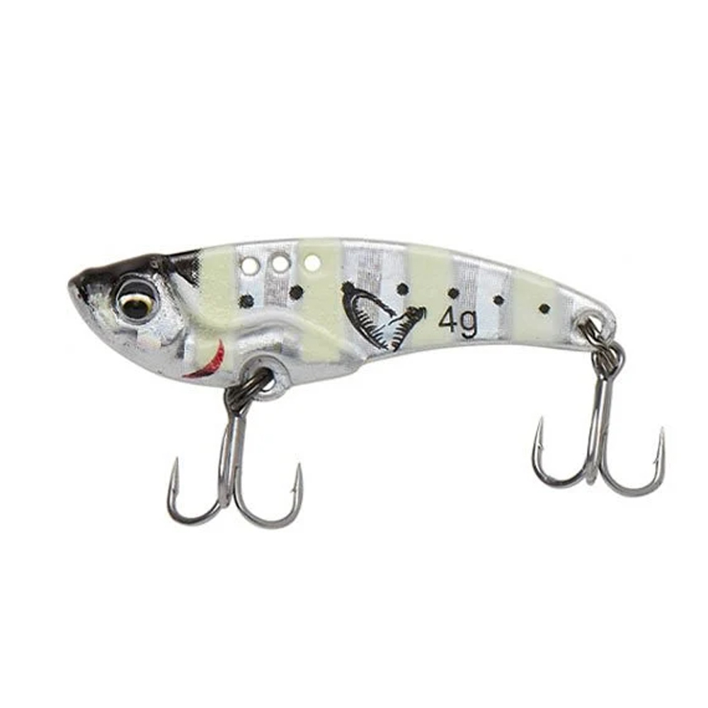 Savage%20Gear%20Vib%20Blade%205.5cm%2014,5g%20Vibrasyon%20Jig%20Yem-Zebra%20glow