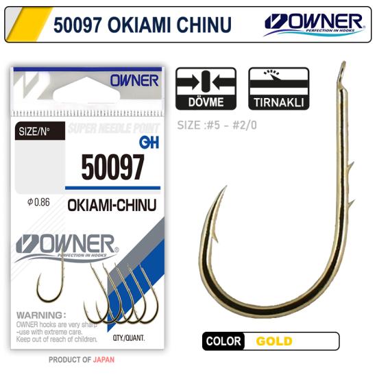 Owner 50097 Okiami-Chinu Gold Tekli İğne