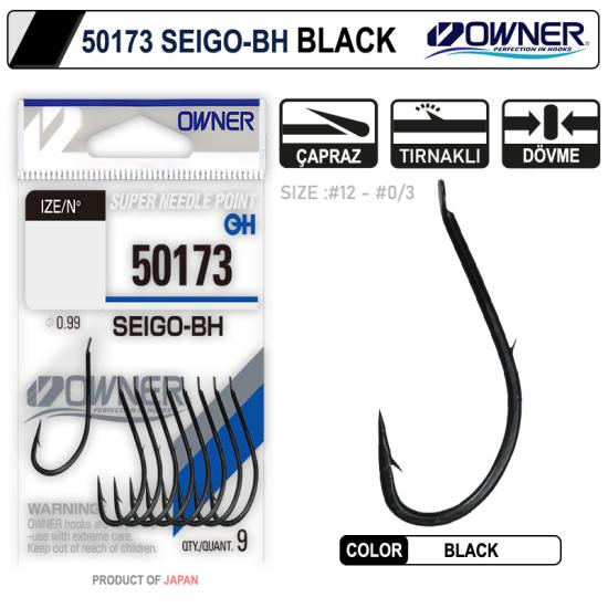 Owner 50173 Seigo-Bh Black Tekli İğne