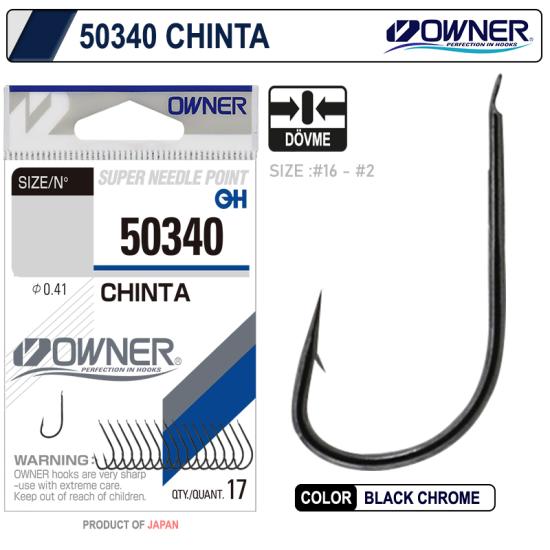 Owner 50340 Chinta Gun Black Tekli İğne