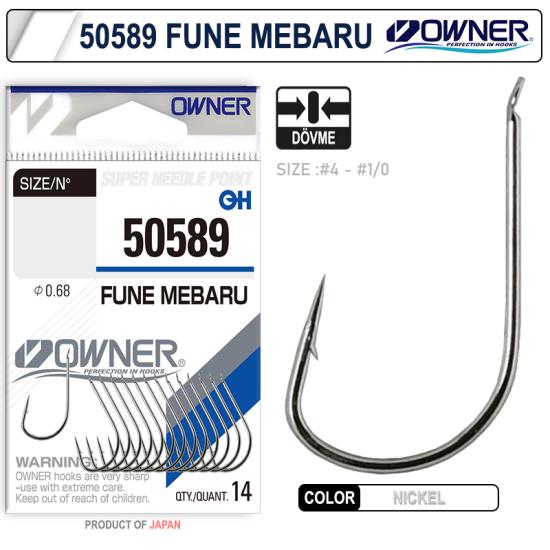 Owner 50589 Fune Mebaru White Tekli İğne