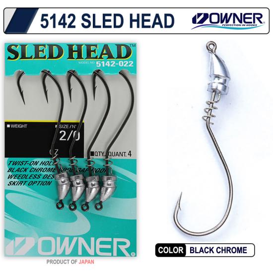 Owner 5142 Sled Jig Head İğne