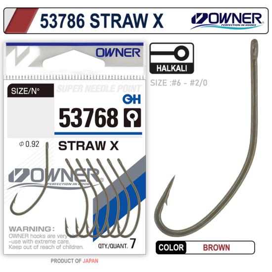 Owner 53768 Straw X Brown Tekli İğne