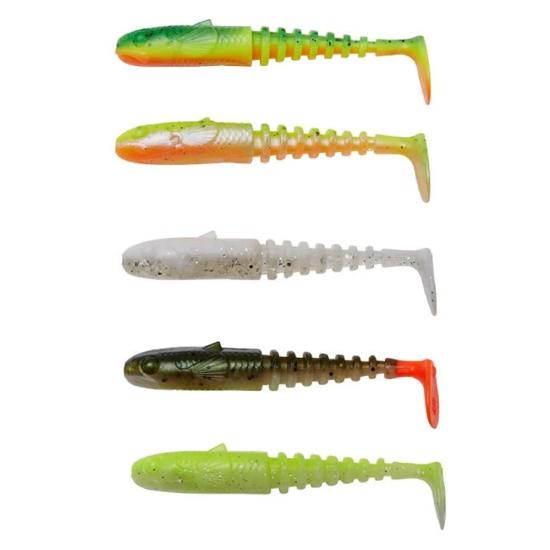 Savage Gear Gobster Shad 11.5cm 16g Dark Water Mix 5 Adet Silikon Yem